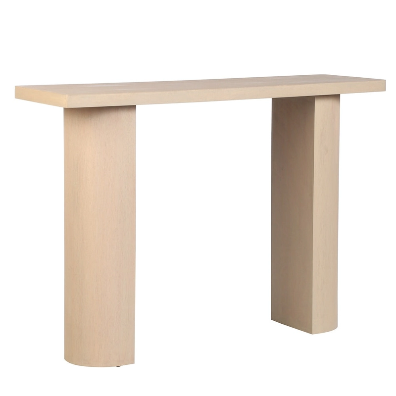 Half Moon Mango Wood Console Table by East at Main