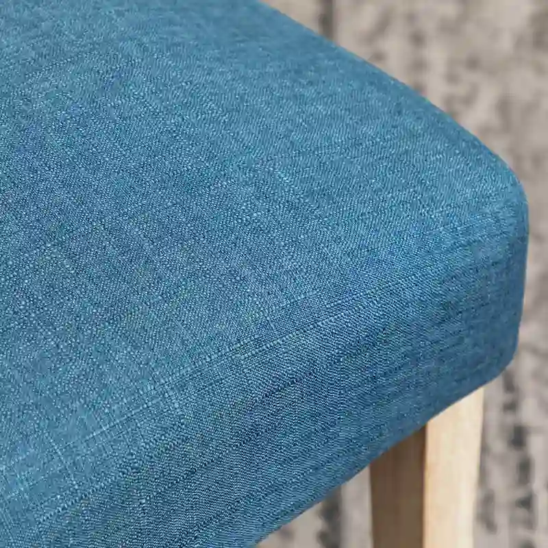 Roundhill Furniture Banff 5-Piece Round Dining Set, Cross-Buck Round Table with 4 Tufted Chairs