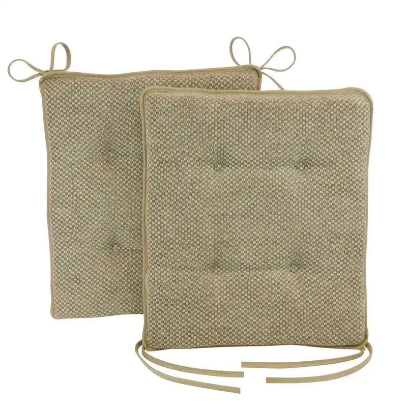 Reversible Chenille Rocking Chair Cushion Set