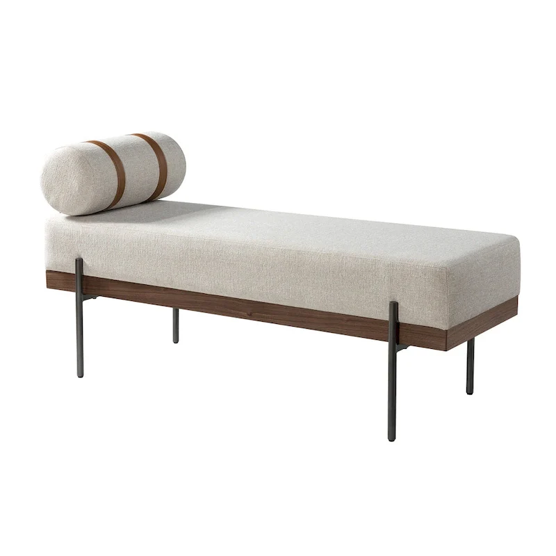 Damacio Entryway Bench with Removable Pillow