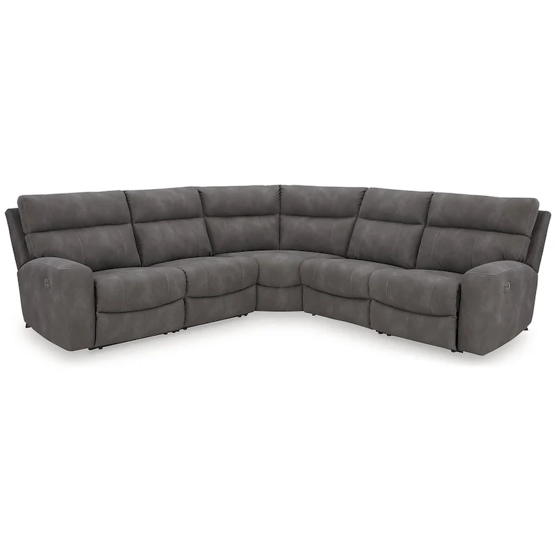 5-Piece Power Reclining Sectional - 105.5W x 104.5D x 42H
