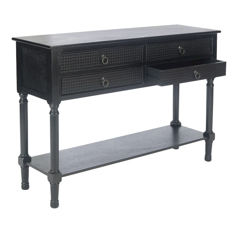 SAFAVIEH Artelia 4-Drawer Console Table - 42 W x 13 L x 29.5 H - 42Wx13Dx30H