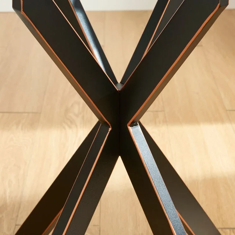 19.7 End Table With Glass Top