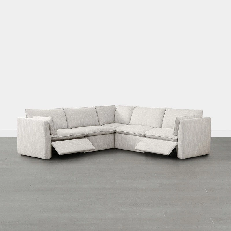 Cypress 107W Power Reclining Sectional Sofa Couch