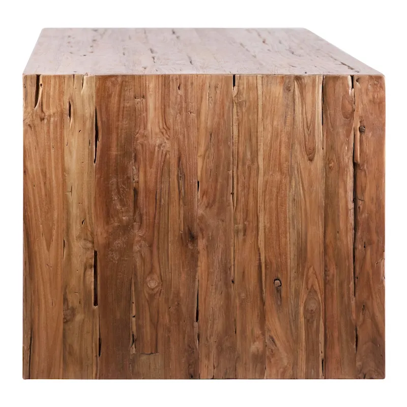 Camila 78-inch Rectangular Reclaimed Teak Waterfall Dining Table