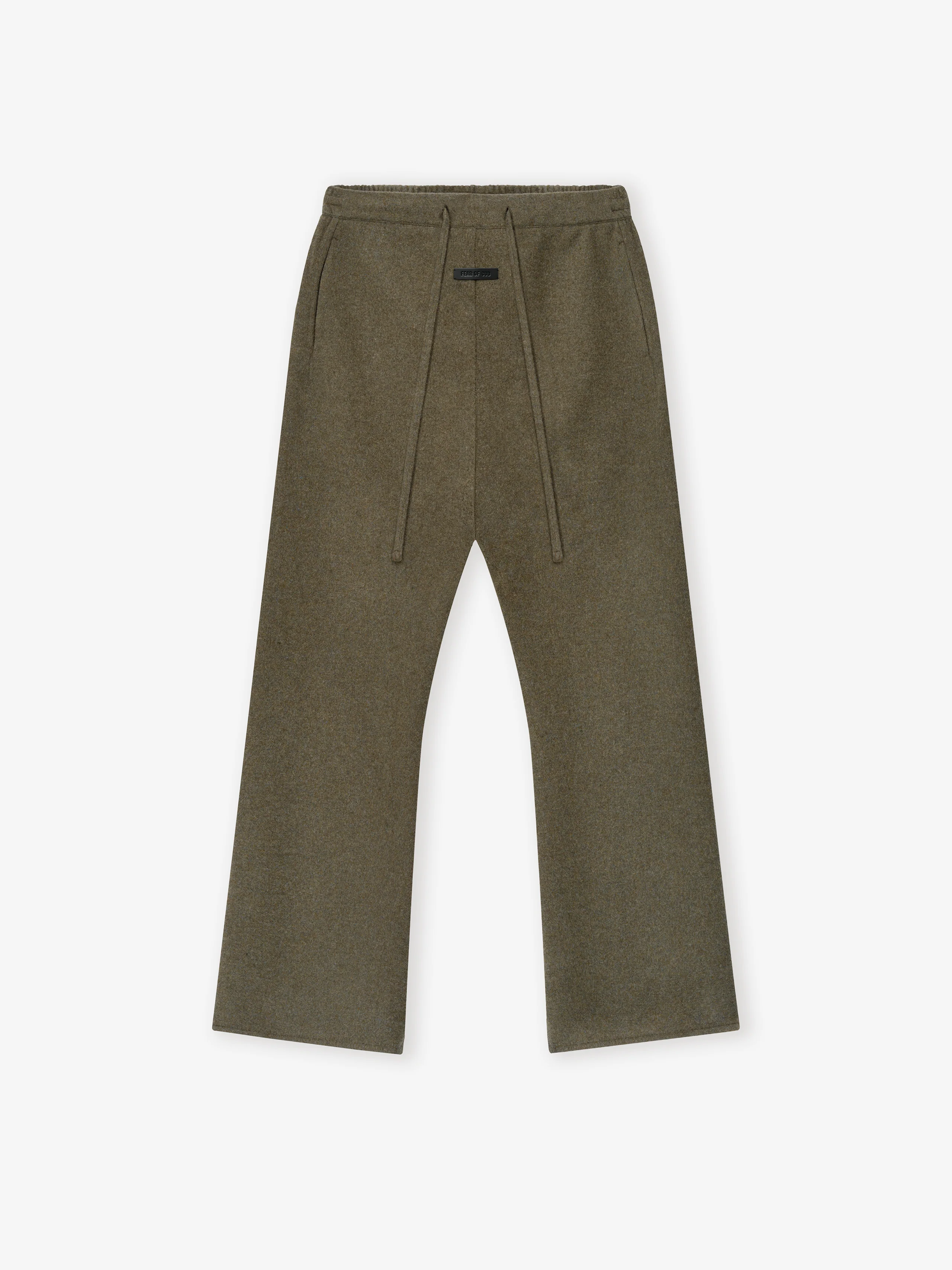Double Face Wool Cashmere Flared Pants