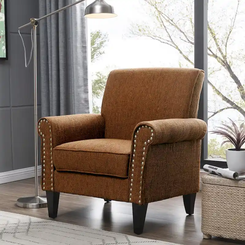 Copper Grove Herve Rolled Arm Chair