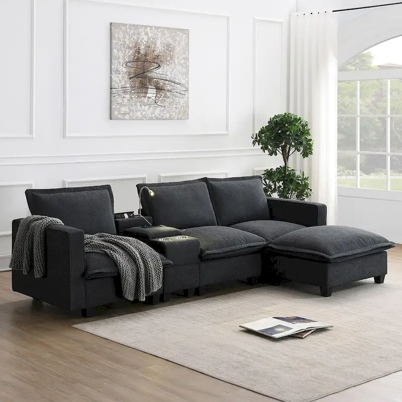 Harper&Bright Designs Modern Multi-fuctional Sectional Cloud Sofa