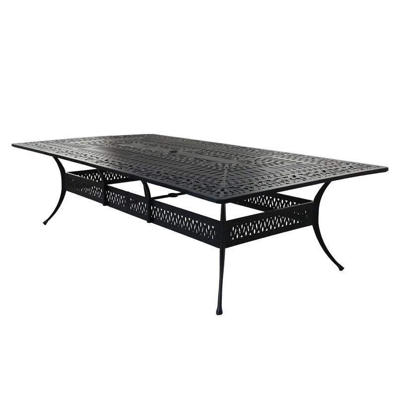 Manasquan 13-piece Gunmetal Aluminum Dining Set by Havenside Home