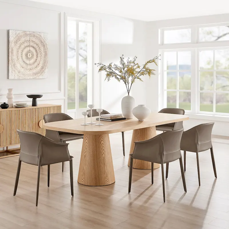 Recycled PU Leather Dining Chair