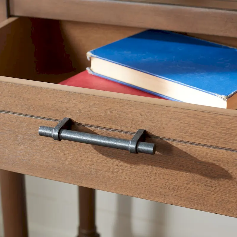 SAFAVIEH Phillis 2-Drawer Console Table - 35.5 W x 13 L x 29.5 H - 36Wx13Dx30H