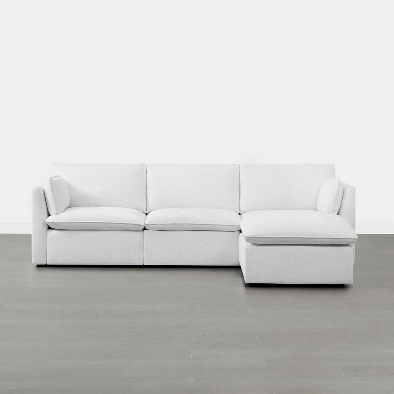 Cypress L-shape Sectional Couches Modular Sofa with Ottoman