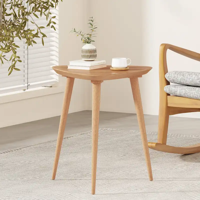Naja Mid-Century Wood End Table by Christopher Knight Home - 20 L x 20 W x 22.75H