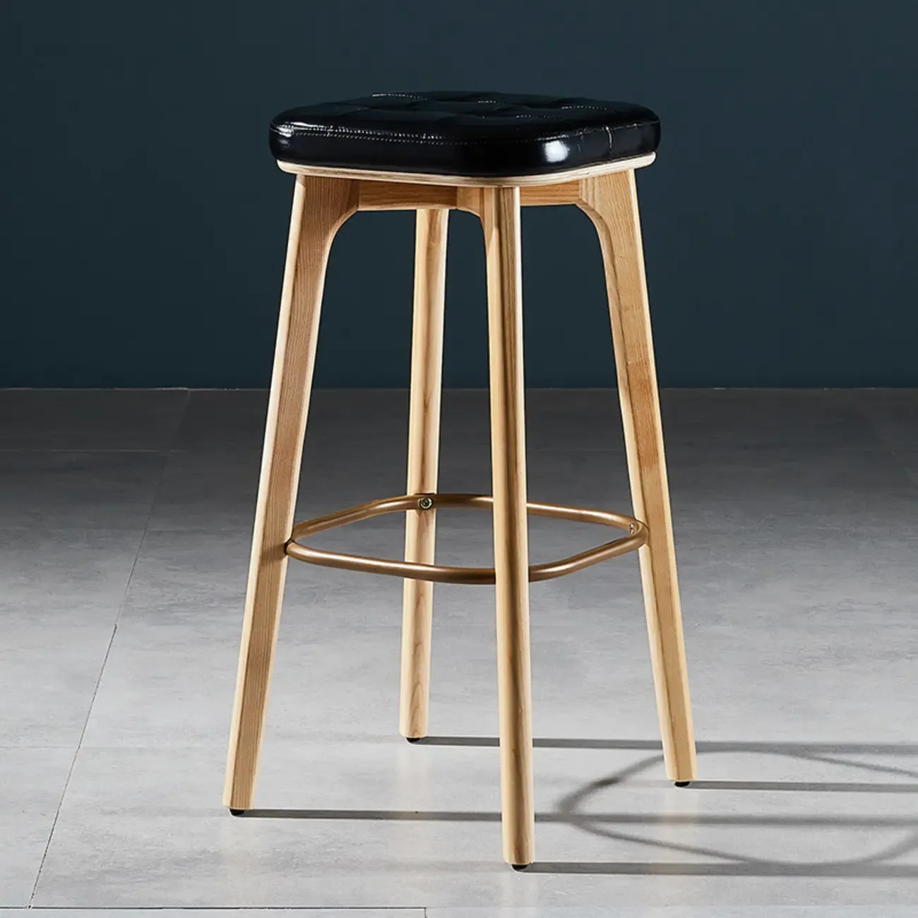 30 Inch Modern Leather Backless Bar Stools