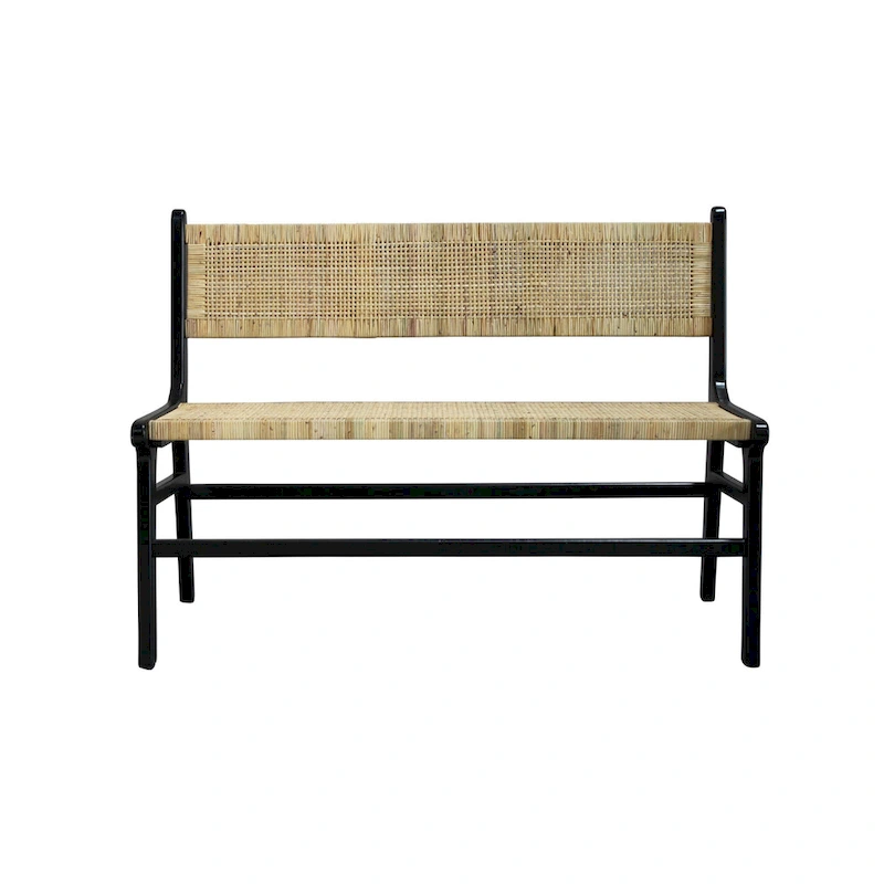 Carolina Living Leana Rattan Bench