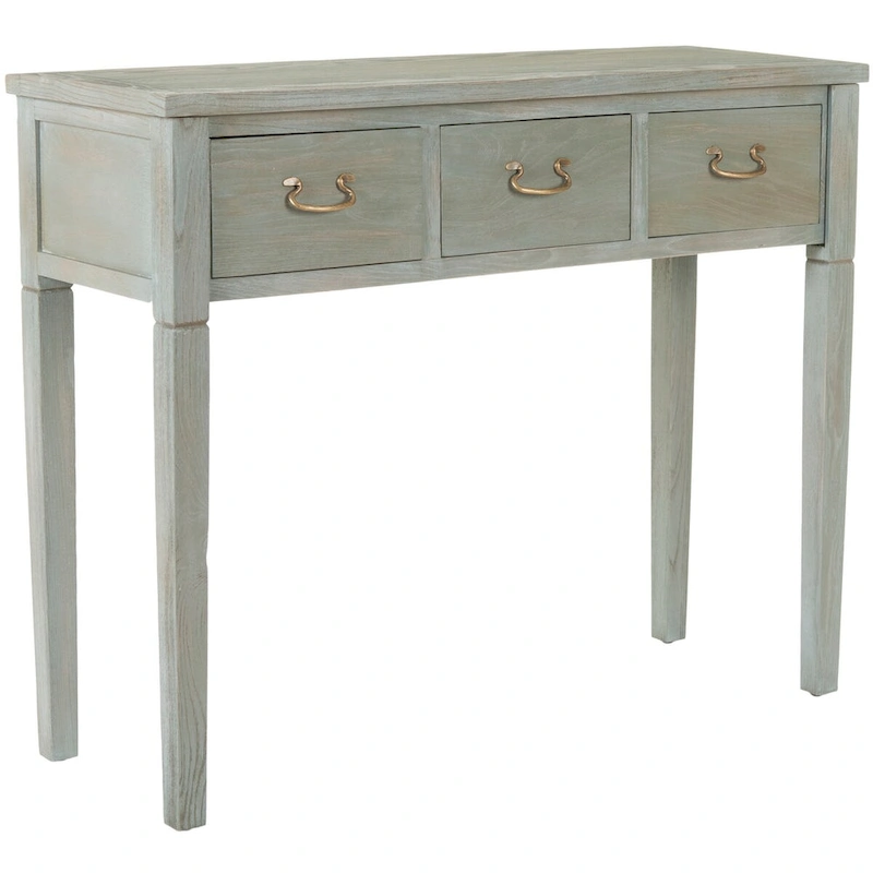 SAFAVIEH Marleine Antiqued Grey Console Table - 39.4  x 14.2  x 31.7  - 39Wx14Dx32H