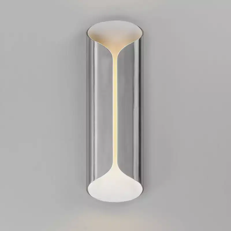 ET2 Lighting Folio 2 - Light Wall Light in Satin Aluminum/White