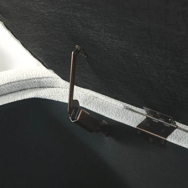 Chenille Upholstered Bench