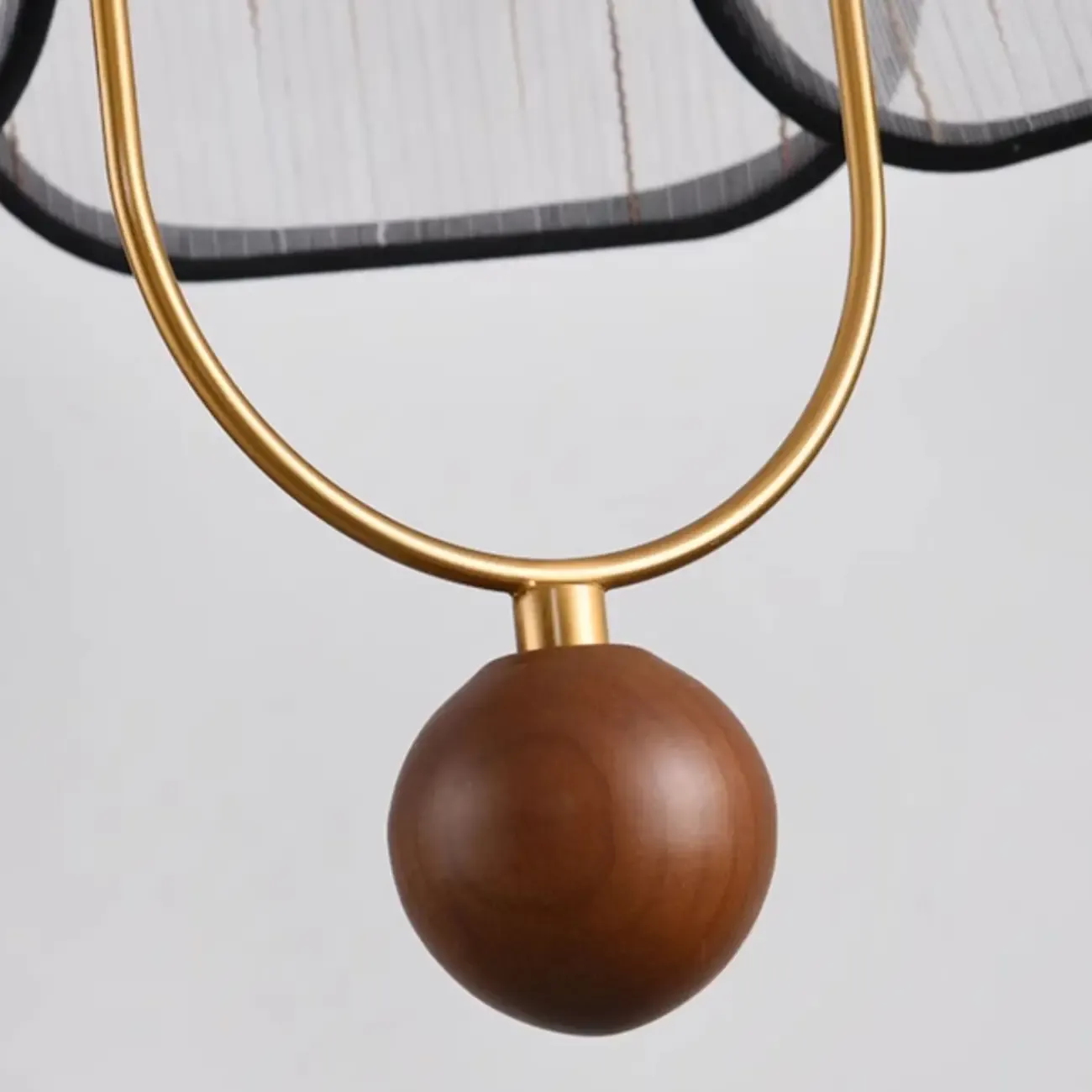 Art Deco Fabric Petal Blossom Hanging Pendant Light Fixture