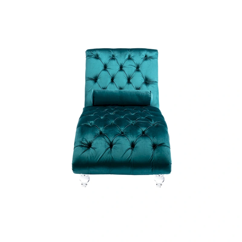 Leisure concubine sofa with acrylic feet
