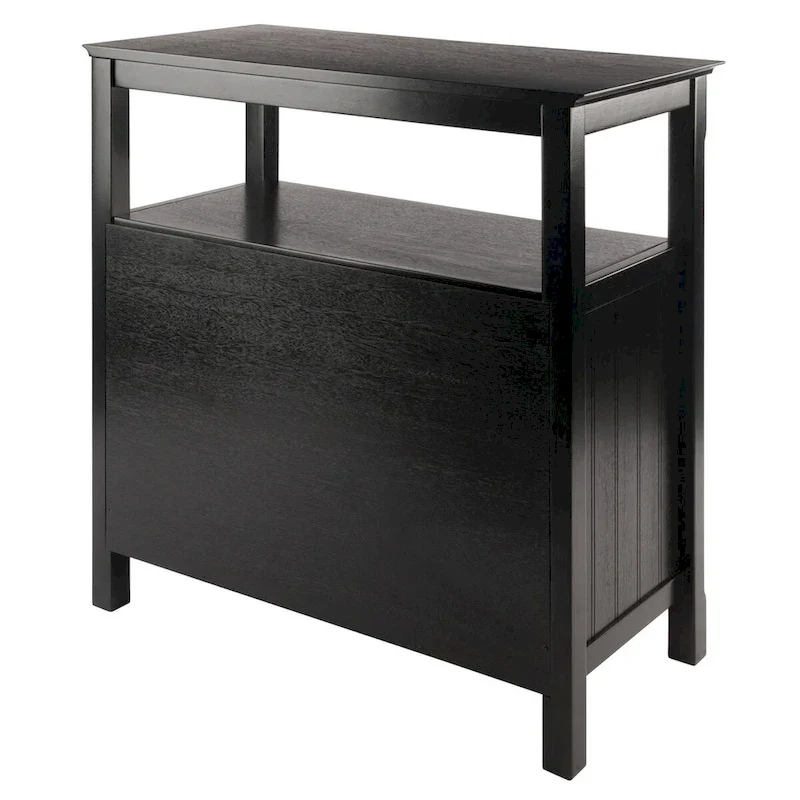 Buffet Cabinet, Black - 36 x 18.03 x 35.98 inches - 36 x 18.03 x 35.98 inches