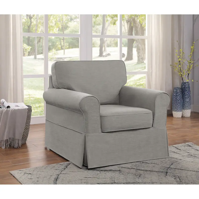 Porch & Den Zuni Arm Chair with Removable Slip Cover