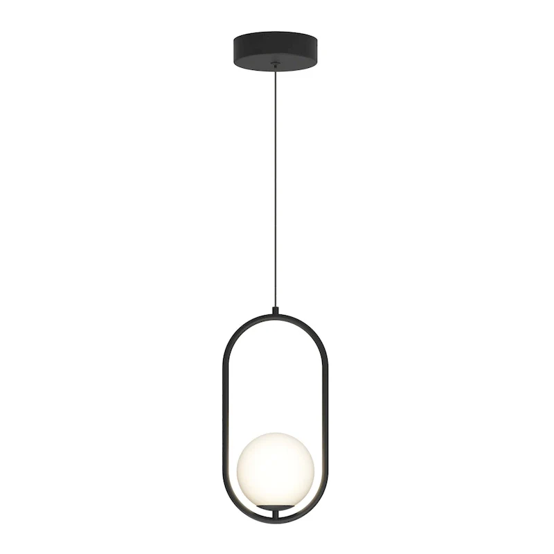 Artika Bloom Mini Pendant Ceiling Light, 3CCT, Black