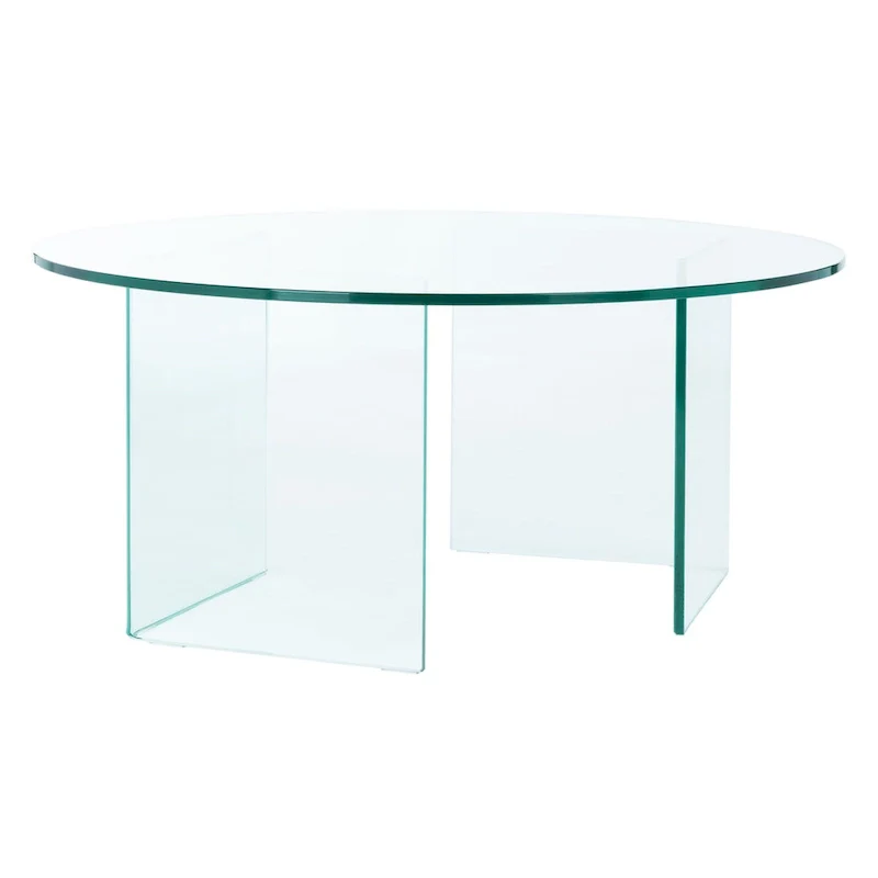 SAFAVIEH Annice Tempered Glass Coffee Table - 35 W x 35 D x 16 H - 35Wx35Dx16H