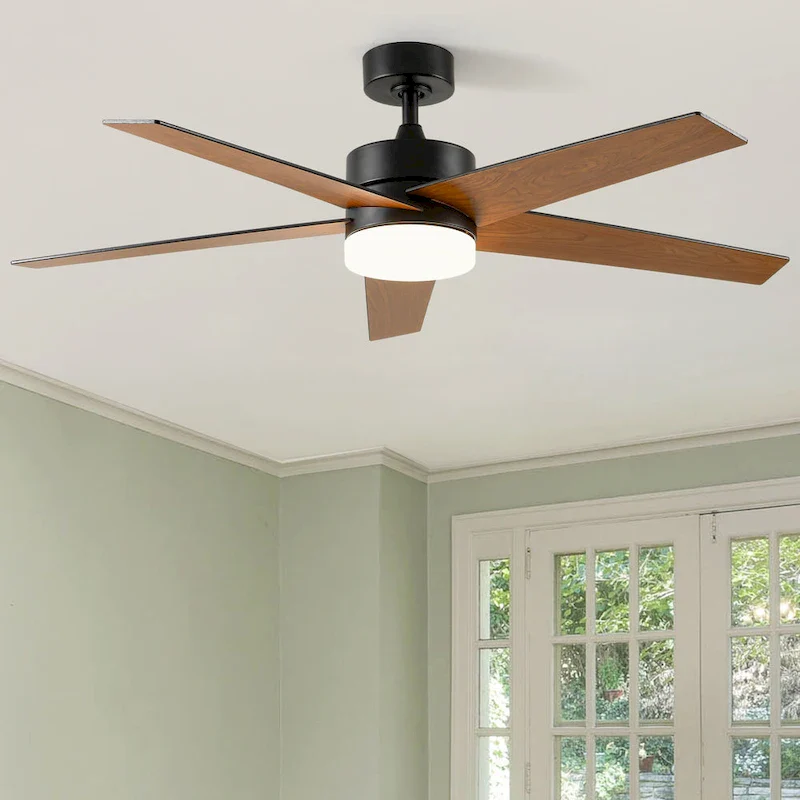 Ceiling Fan 52  with Lights and Remote, 5 Blade Ceiling Fan with Dimmable Light - 53