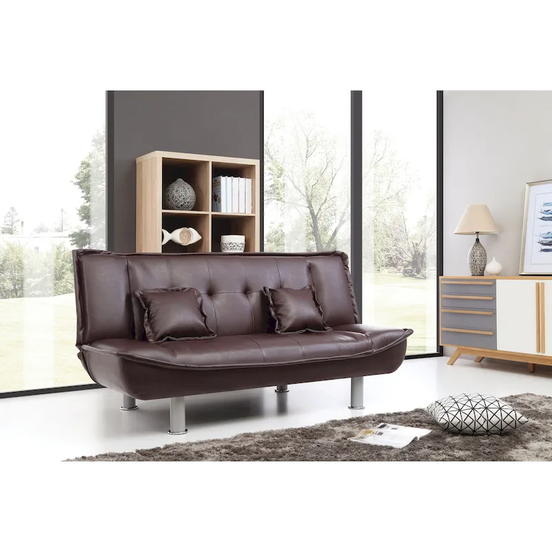 Lionel Faux Leather Sofa Bed