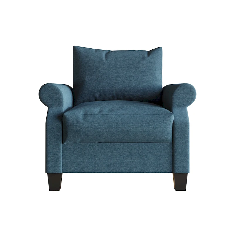 CraftPorch Classic Linen Upholstered Arm Chair