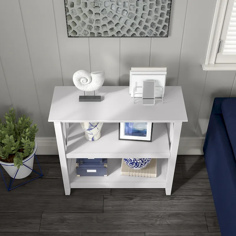 Key West Small 2 Shelf Bookcase by Bush Furniture