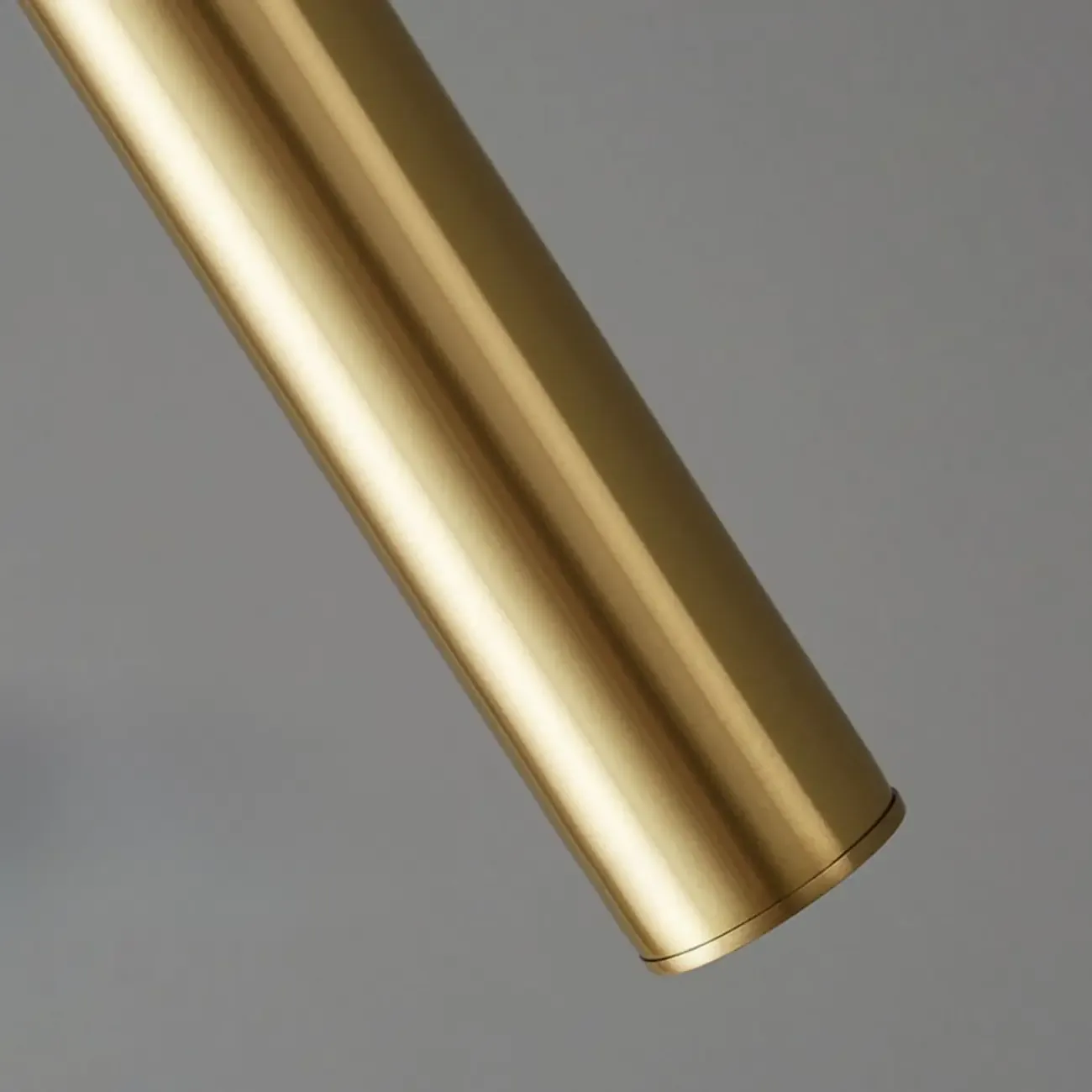 Elegant Gold Cylinder LED Wall Sconce with Crystal Deco