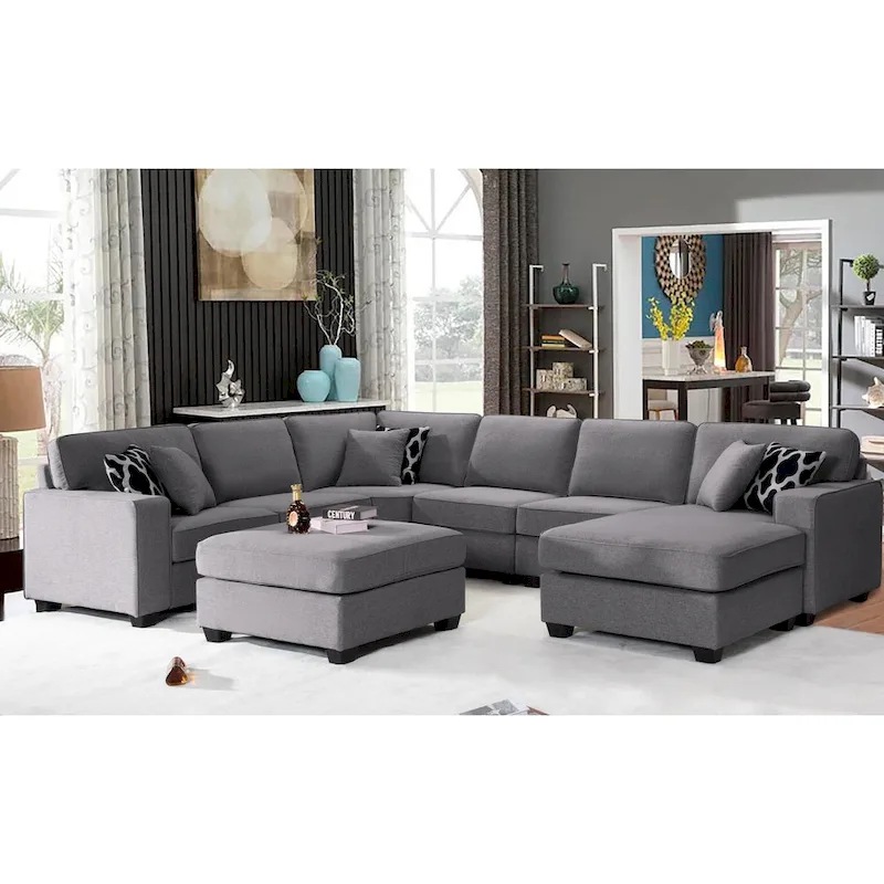 Flexible Combination Module Reversible Sectional Sofa