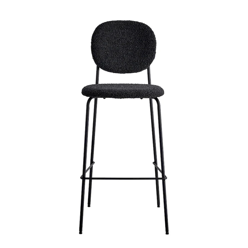 Carley Boucle Bar Height Stools (Set of 2)