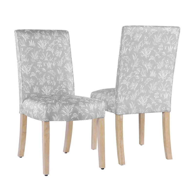 HomePop Scalloped Detail Dining Chair - Set of 2