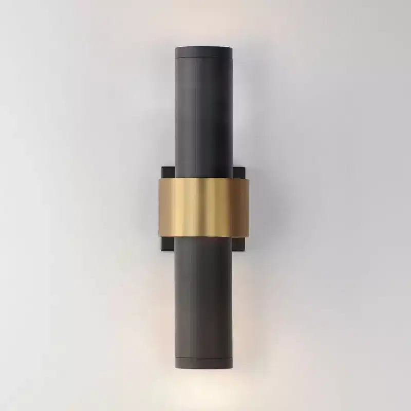 ET2 Lighting Reveal 3 - Light Wall Light in Black/Gold