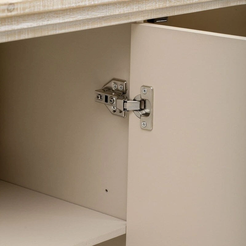 47.2 W Sideboard with Gold Handles and Adjustable Dividers - N/A