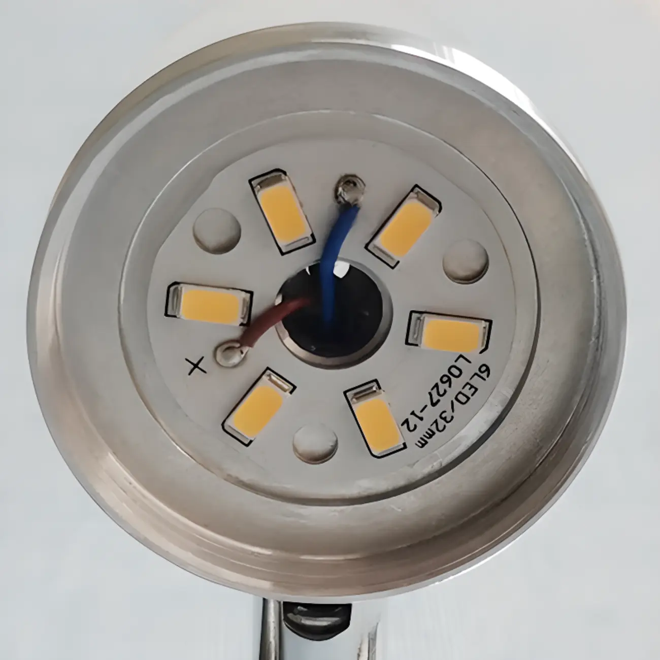 Modern Stainless Steel Bathroom Vanity Light Dimmable LED