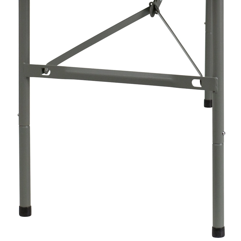 30W x 60L Bi-Fold Granite White Plastic Folding Table - Banquet Table