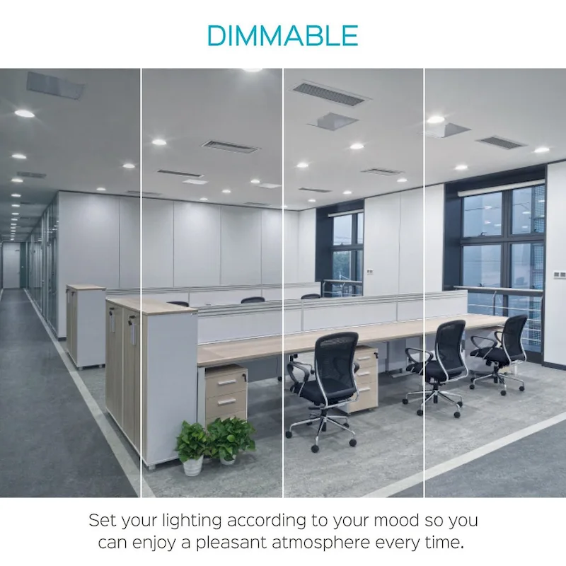 Luxrite BR40 LED Light Bulbs,14W= 85W Dimmable, 1100 Lumen, LED Flood Light Bulb, 14W, E26 Medium Base (10 Pack)