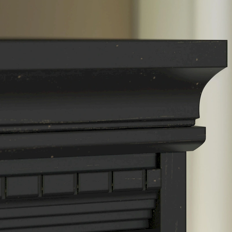 Fairview 60W L Shaped Desk with Hutch and Bookcase by Bush Furniture