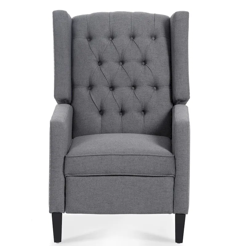 Wide Manual Wing Chair Recliner - 34.45 x 27.16 x 40.55