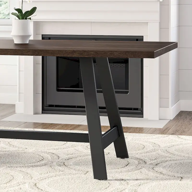 Amisco Otello 40 x 72 Solid Wood Dining Table