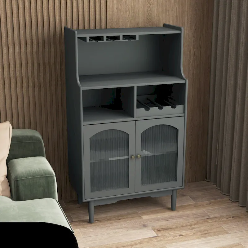 Bar Cabinet with Removable Wine Rack