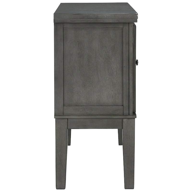 Hallanden Antique Gray Dining Room Server - 56 W x 18 D x 39 H