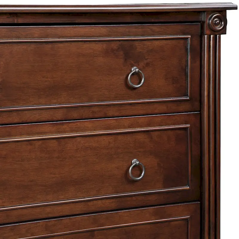 Joneigh Traditional Solid Wood 4-Drawer Chest by