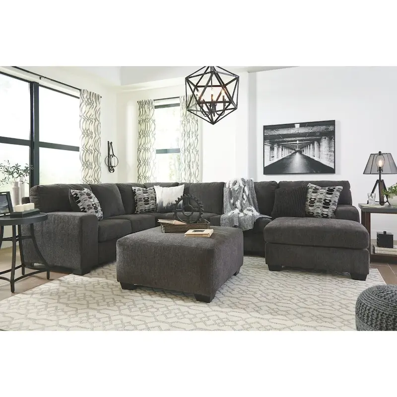 Ballinasloe 3-Piece Sectional - Smoke