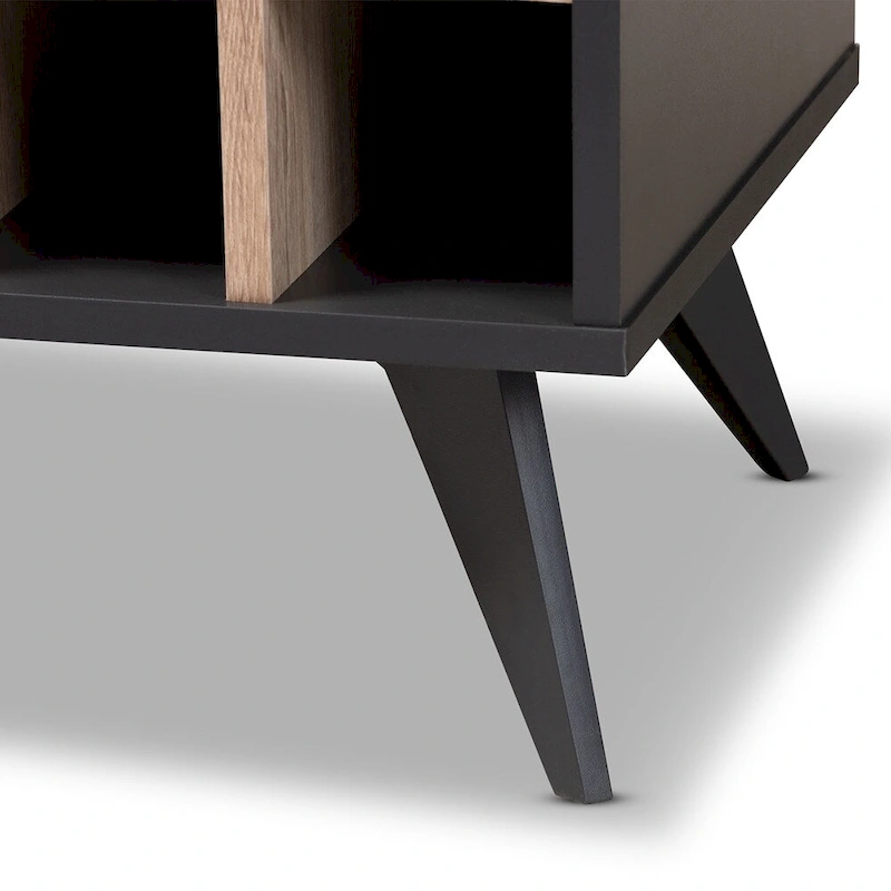 Pietro Mid-Century Modern Finished Wine Cabinet - 38.78 High x 47.24 Wide x 13.39 Deep