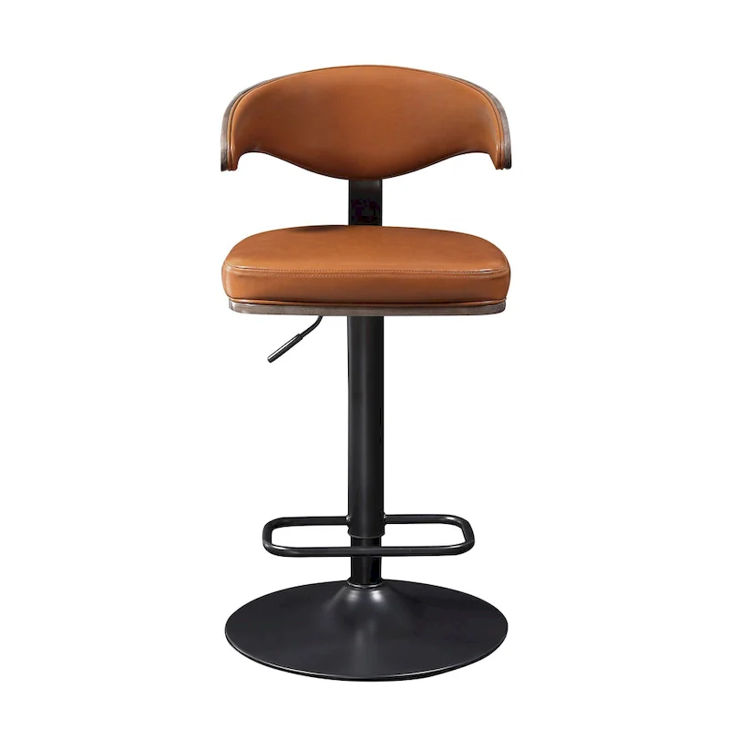Art Leon Bentwood Swivel Adjustable Bar Stools